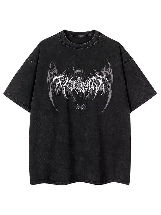 Retro Black “Chaos Wings” Tee